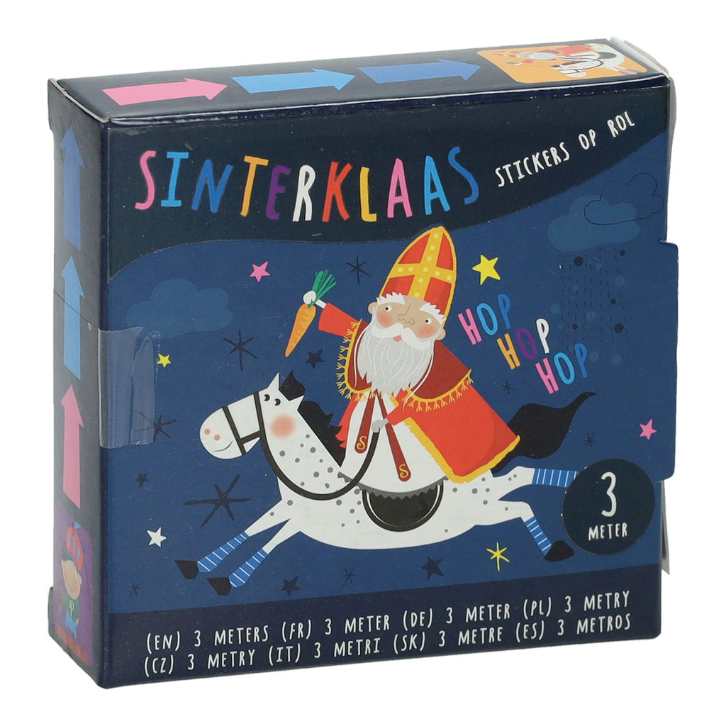 Wins Holland Sinterklaas-Aufkleber auf einer Rolle, 3 Meter