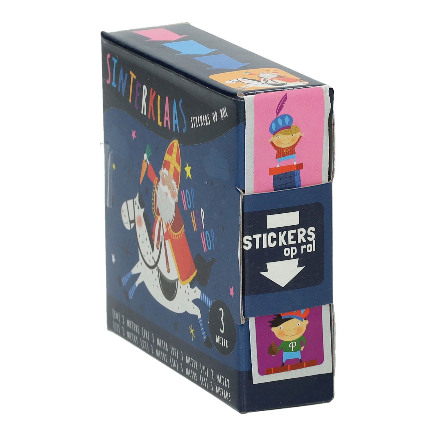 Wins Holland Sinterklaas-Aufkleber auf einer Rolle, 3 Meter