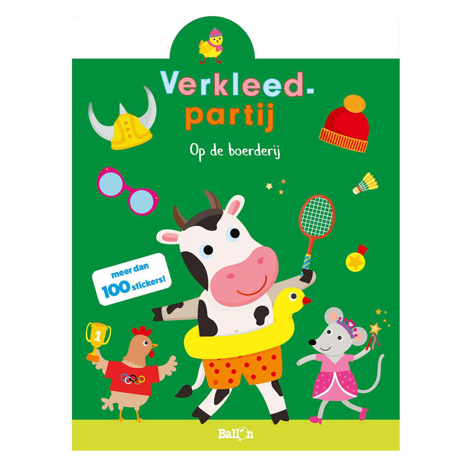 Ballon verkleedpartij - op de boerderij