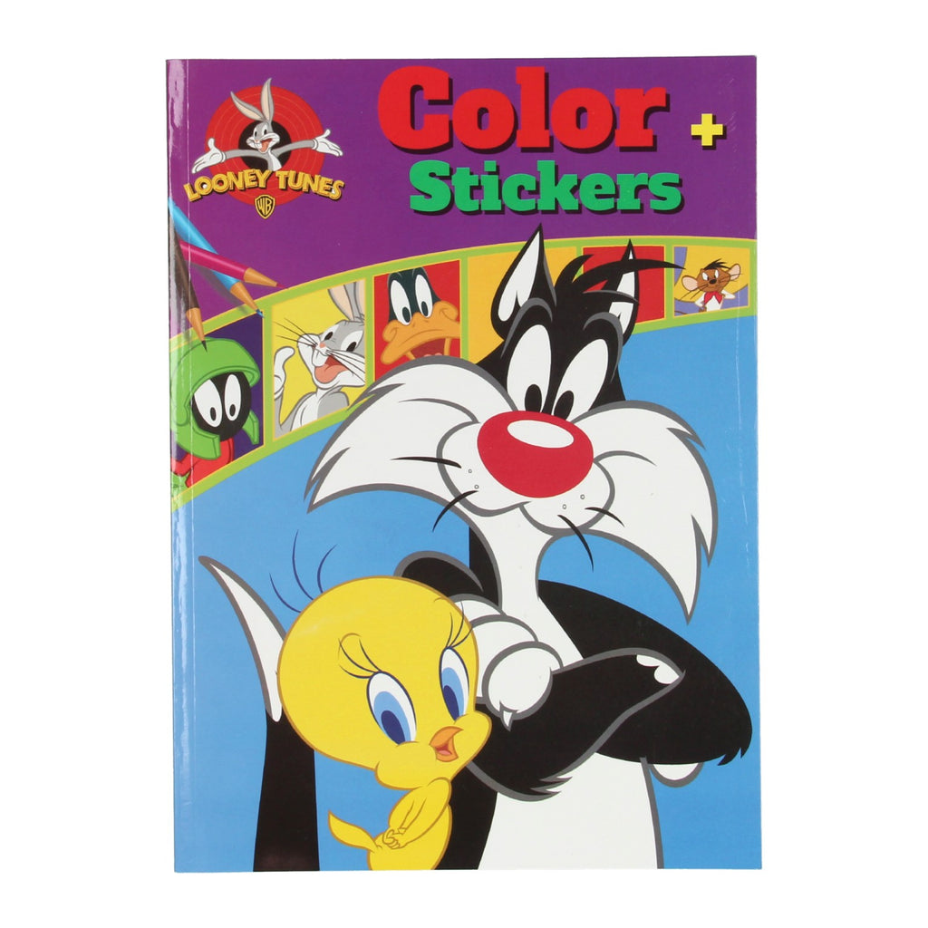 Book Specials Netherlands BV Warner Bros. Color Malbuch Looney Tunes mit Aufklebern