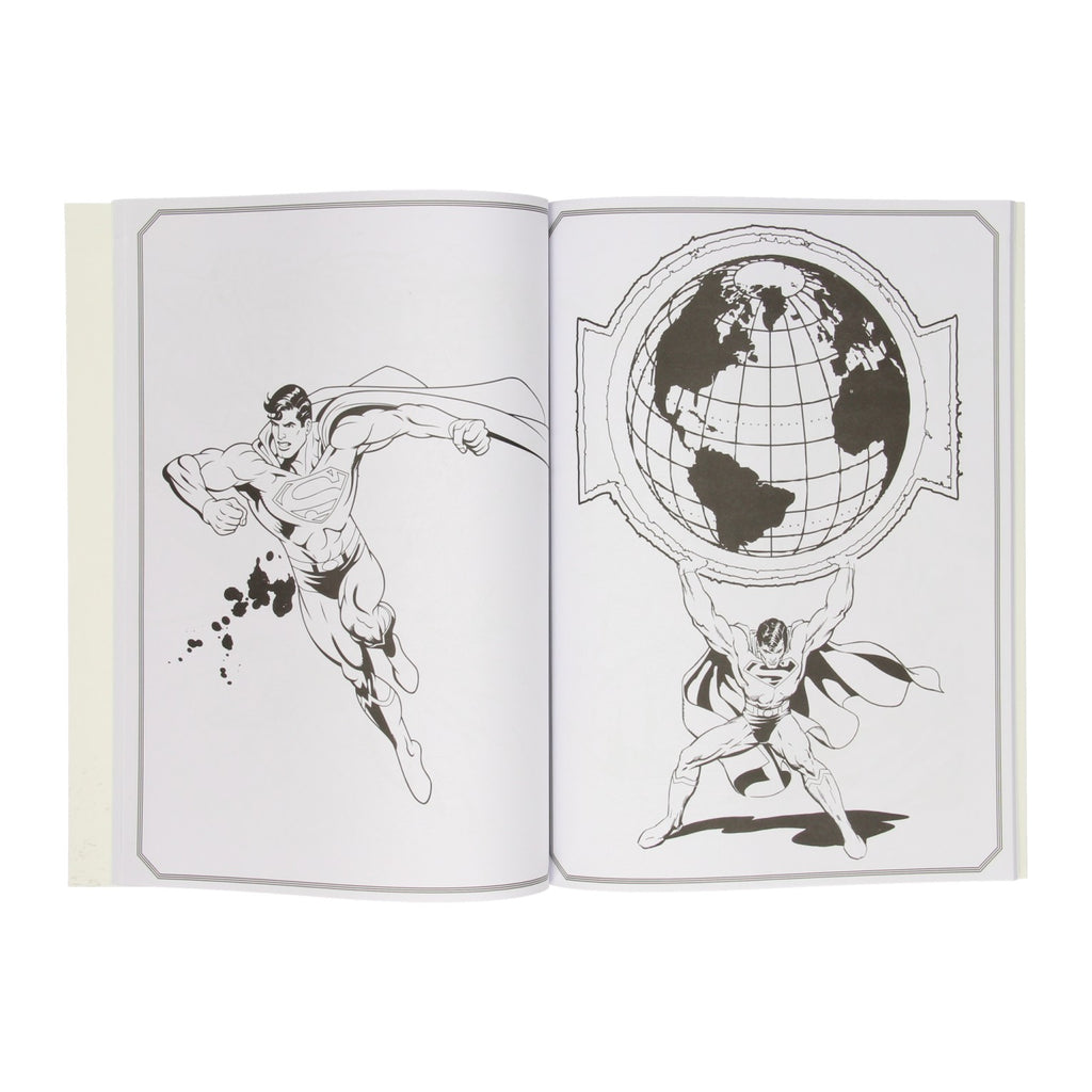 Warner Bros. Color Book Superman mit Aufklebern