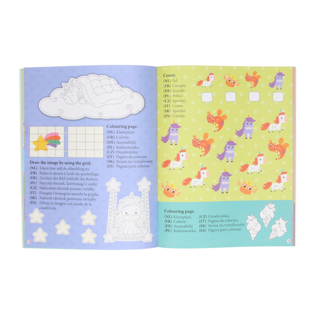 Wins Holland Aktivitätsbuch – Einhorn