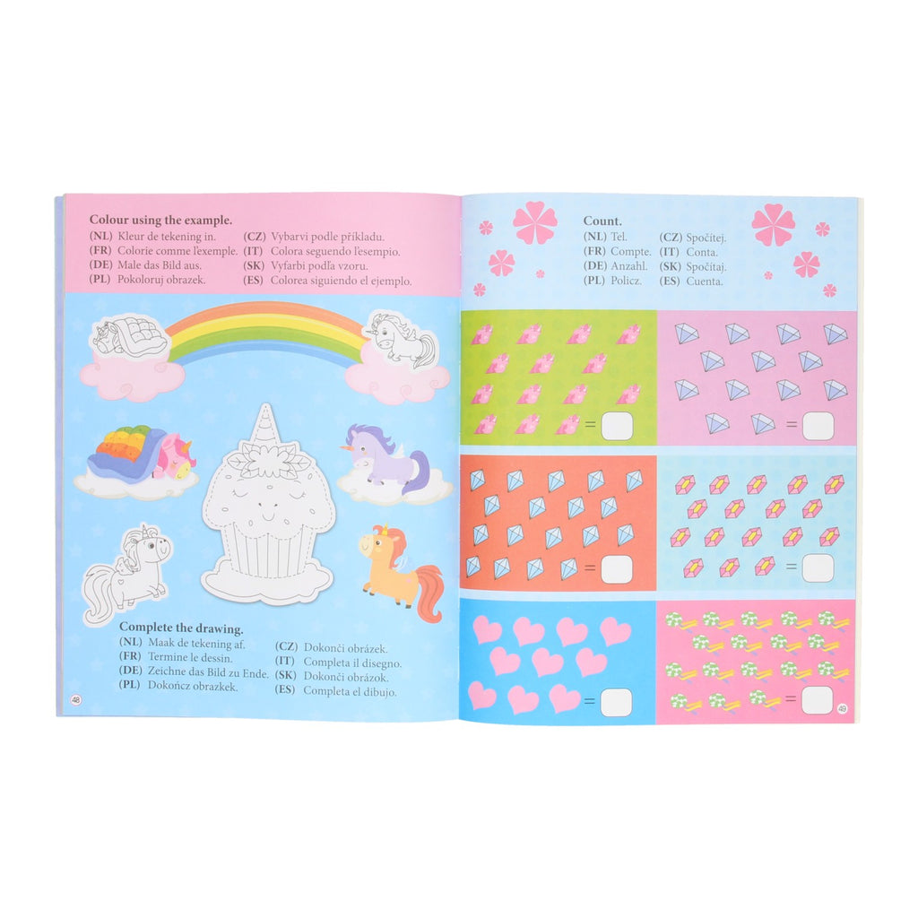 Wins Holland Aktivitätsbuch – Einhorn