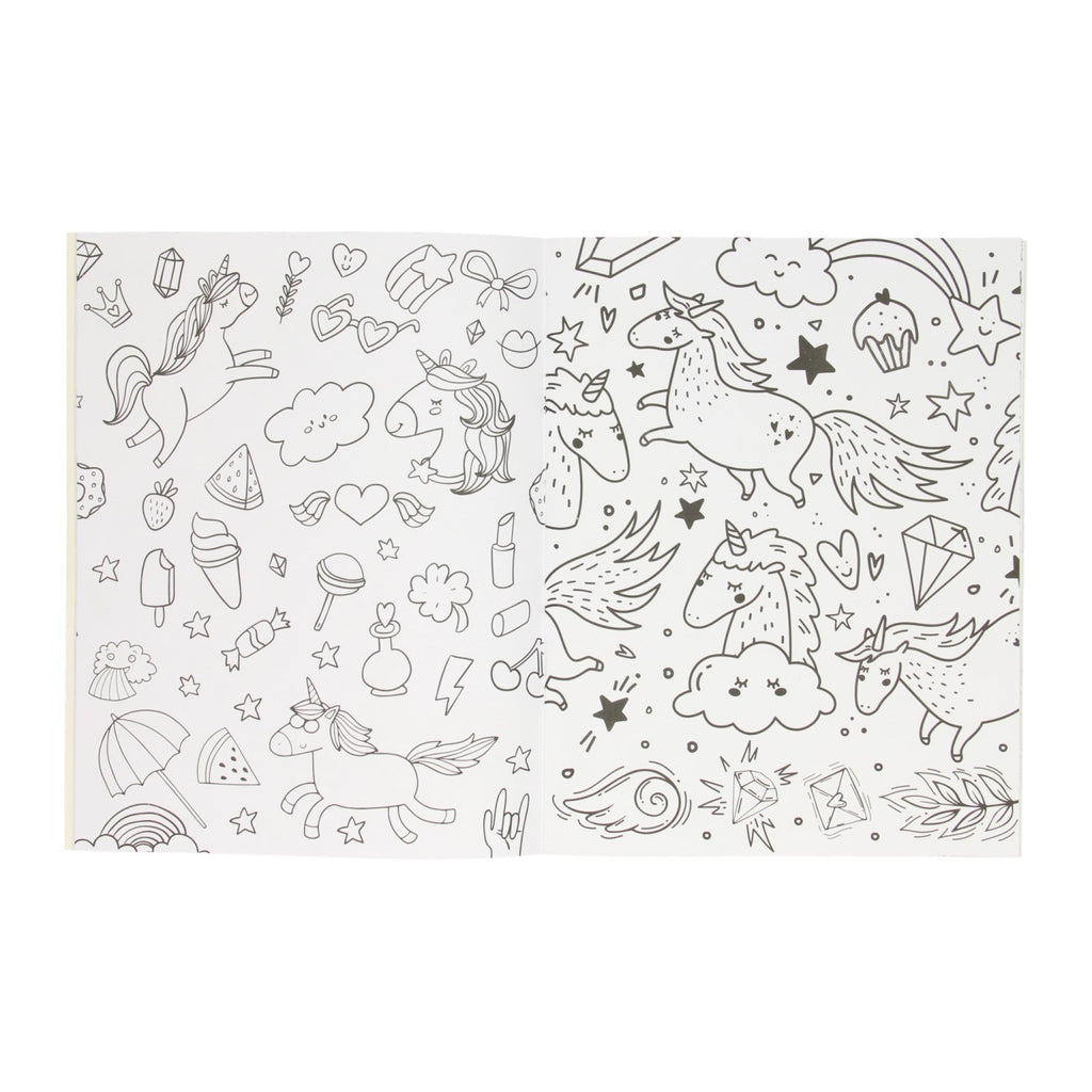 Wins Holland Doodle Malbuch - Einhorn