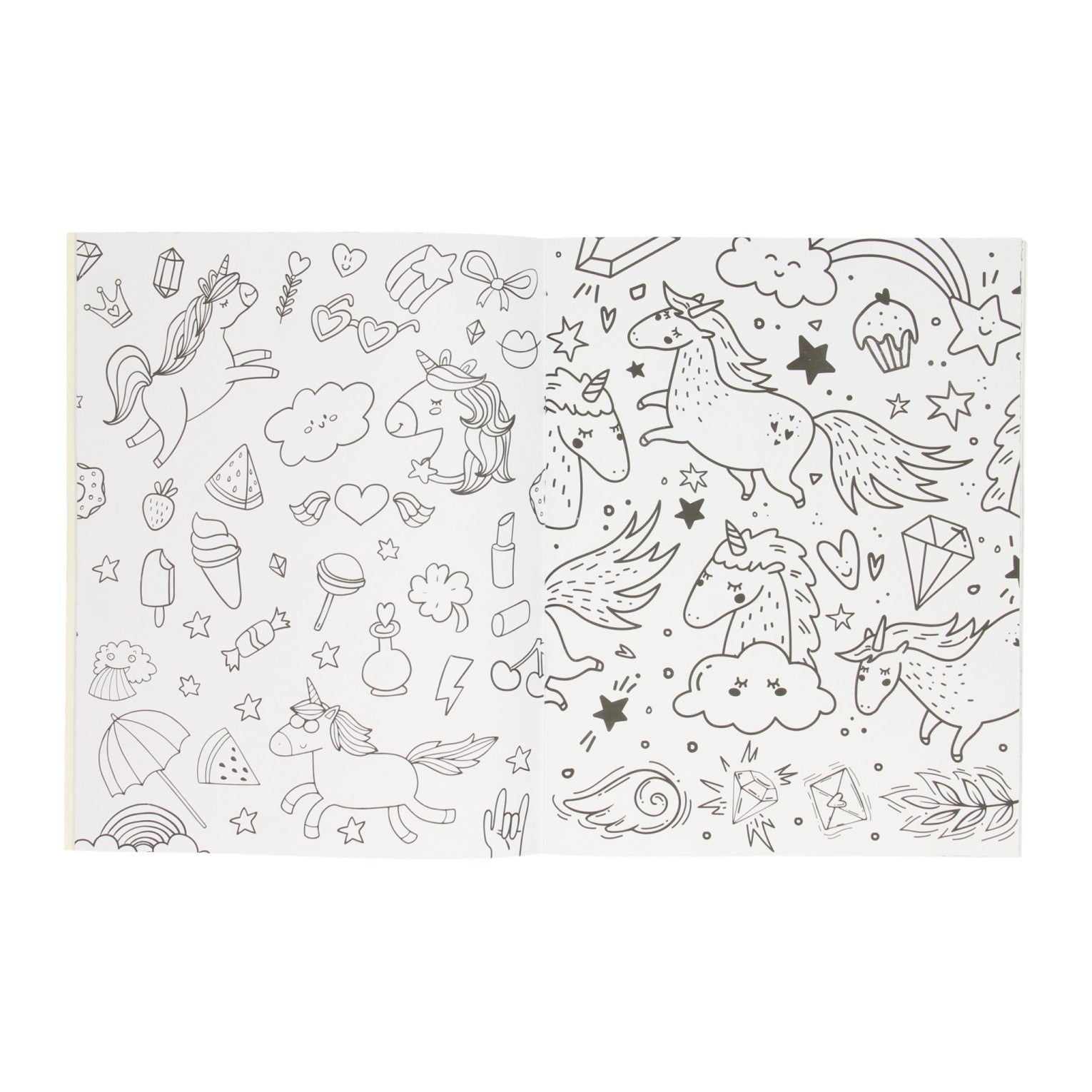 Wins Holland Doodle Malbuch - Einhorn