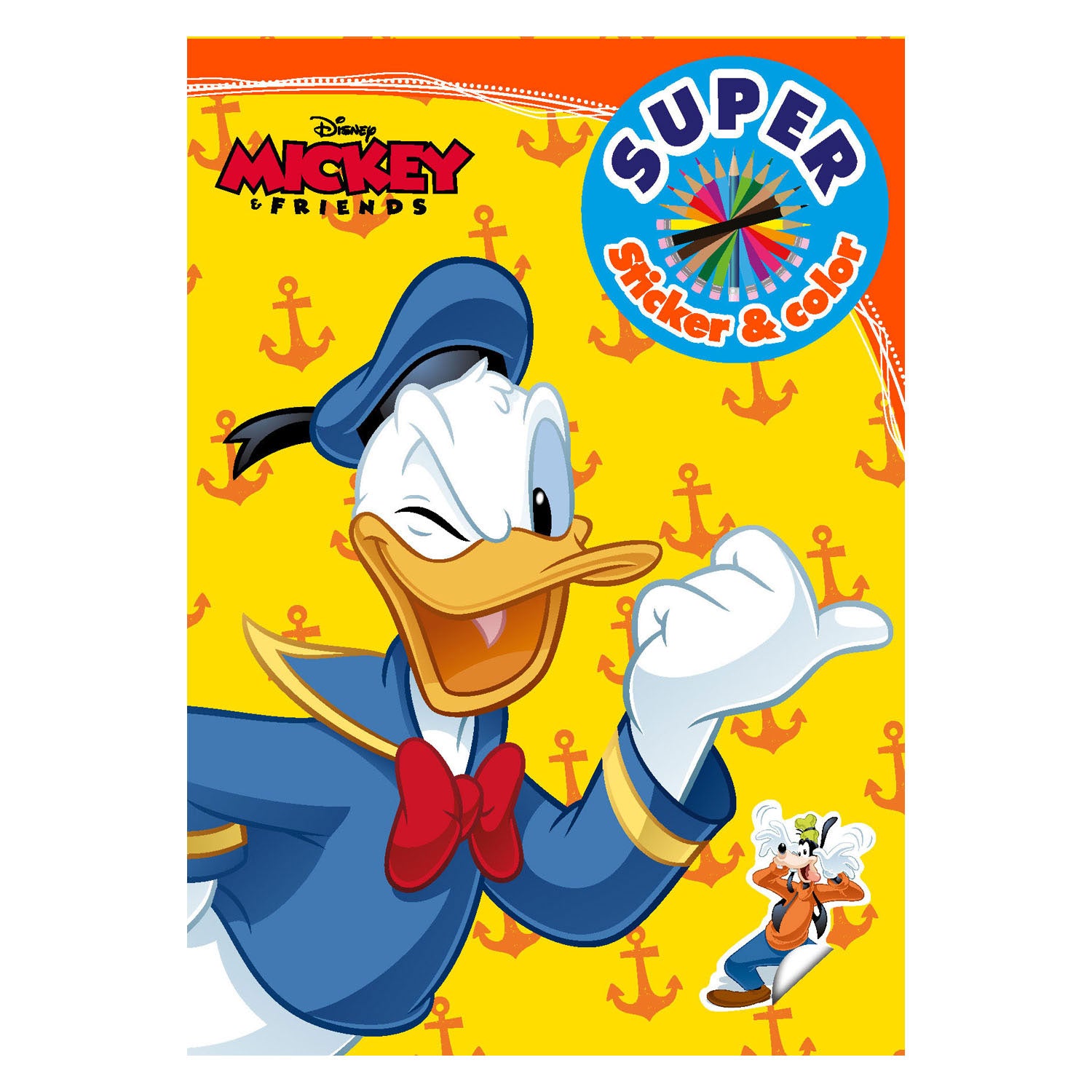 Book Specials Netherlands BV Mickey Friends Super Sticker Color Malbuch