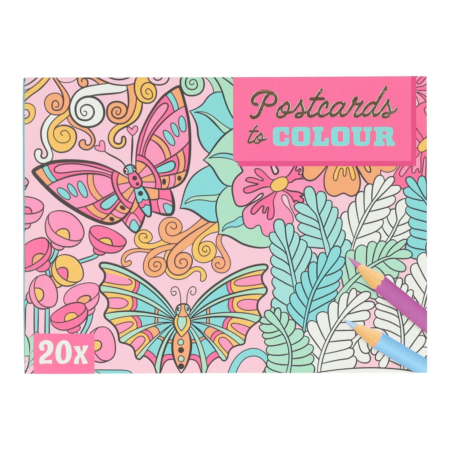 Wins Holland Postkarten-Malvorlagen, 20 Stück