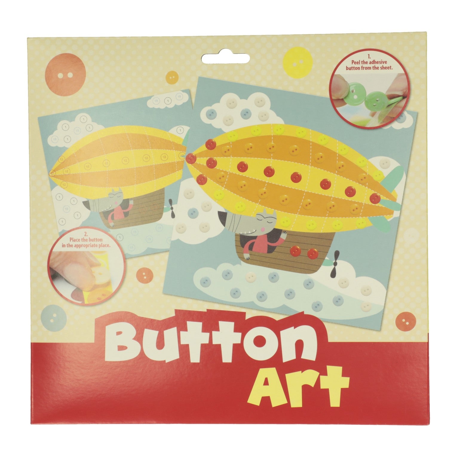 Wins holland button art schilderij versieren