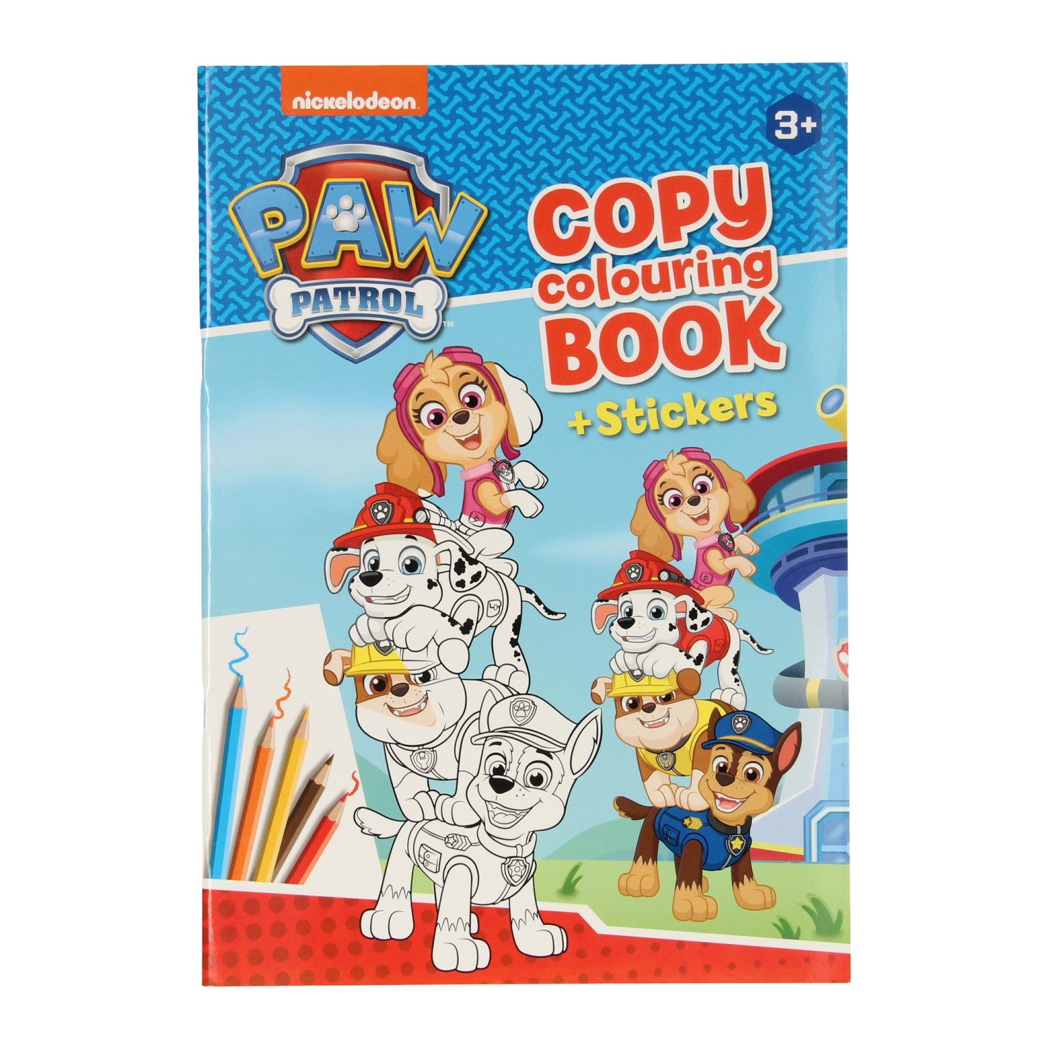 Paw Patrol Malbuch + Aufkleber