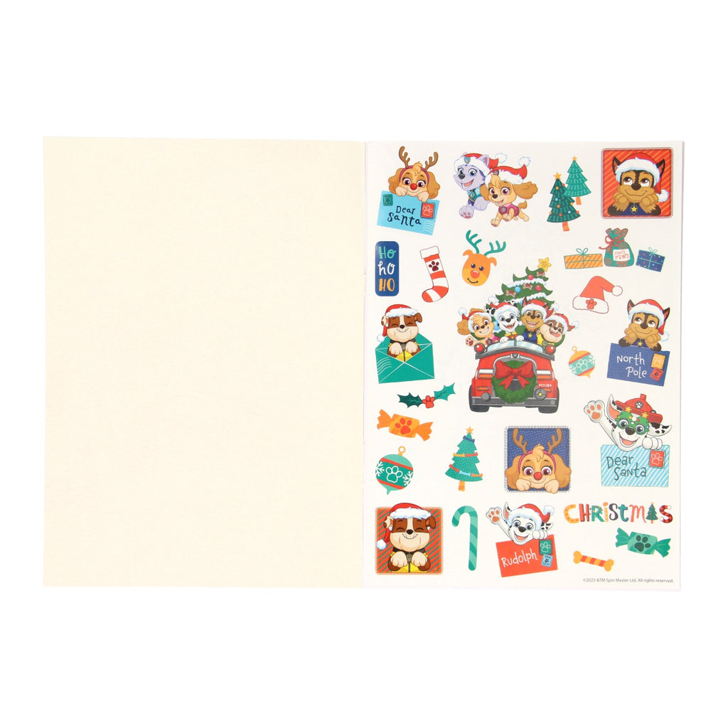 Gewinnt Holland Weihnachtsmalbuch Paw Patrol + Aufkleber