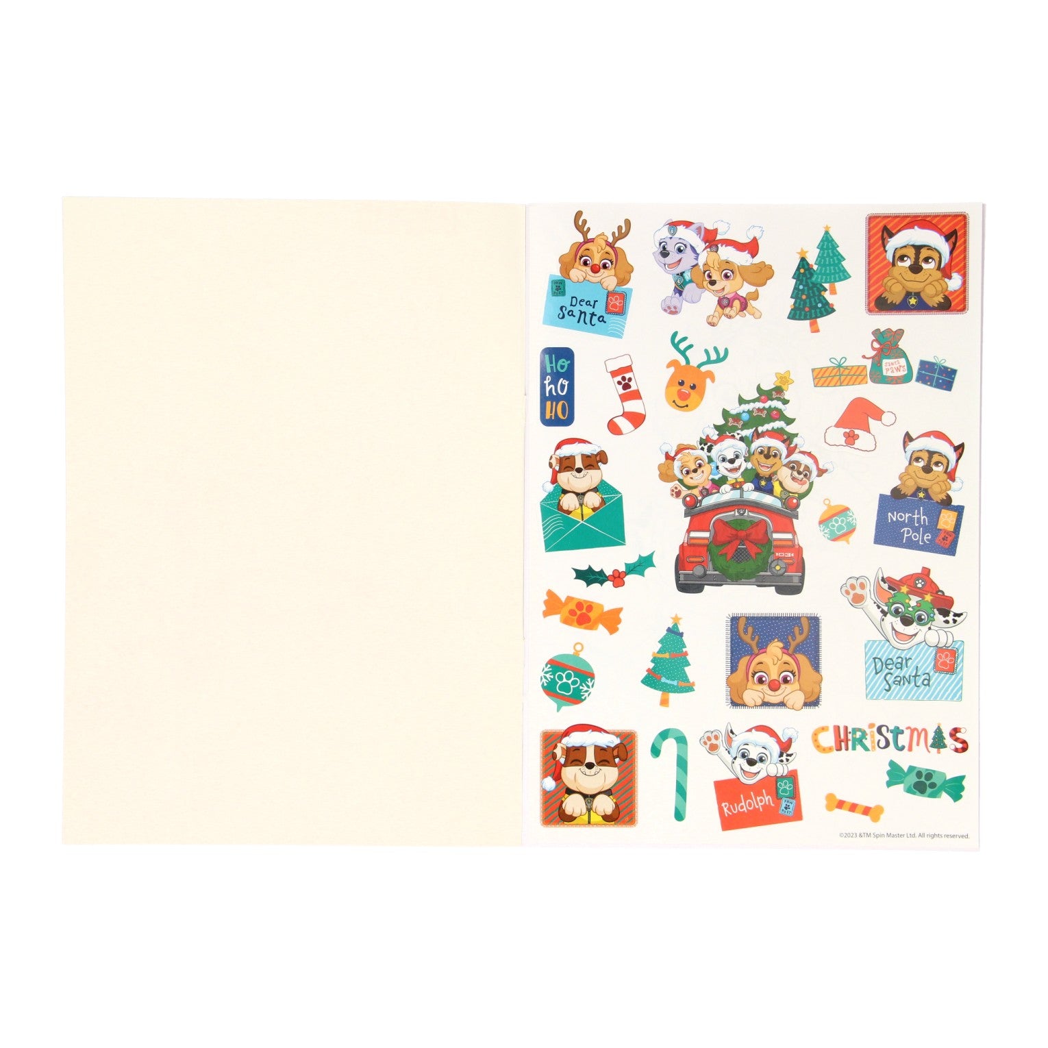 Gewinnt Holland Weihnachtsmalbuch Paw Patrol + Aufkleber