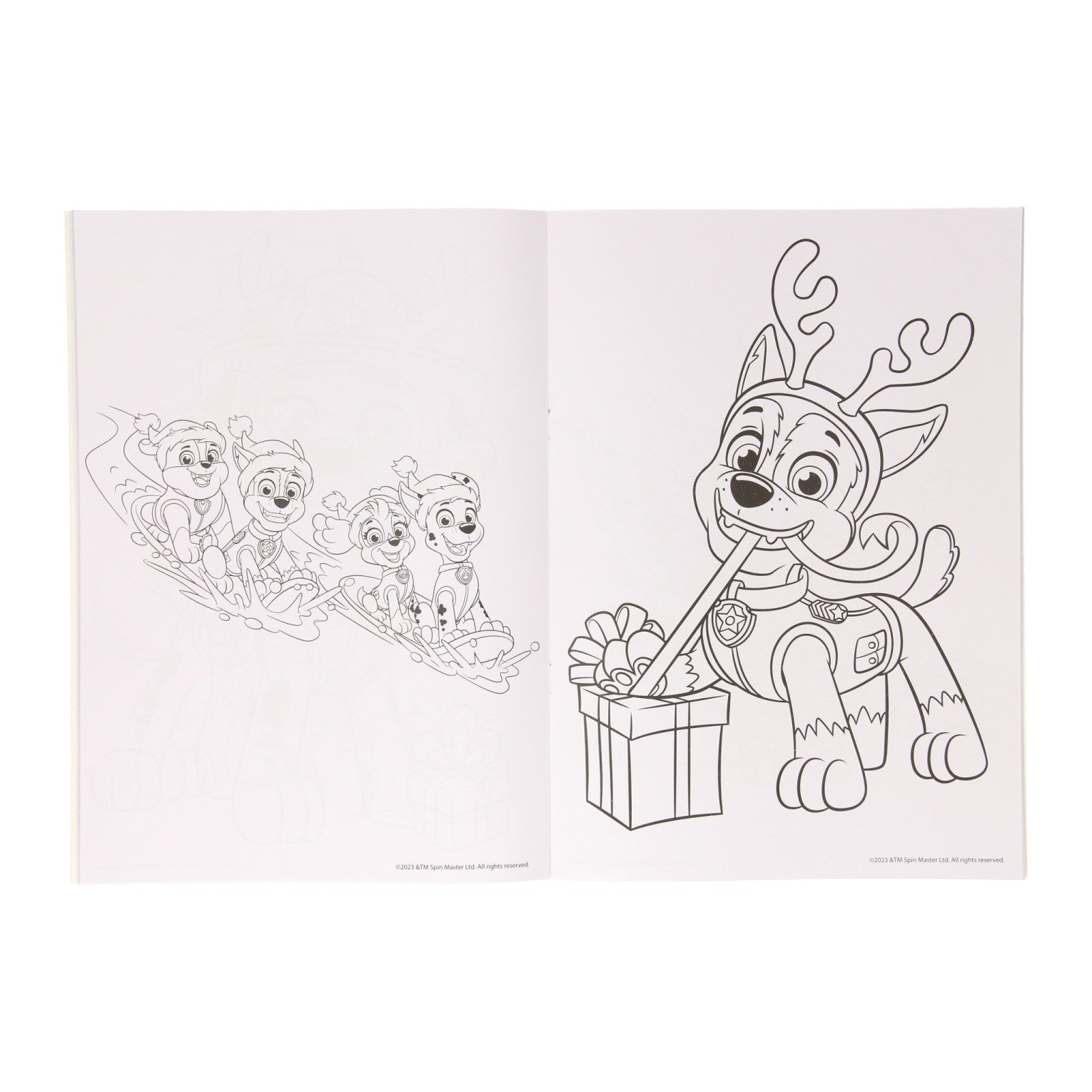Gewinnt Holland Weihnachtsmalbuch Paw Patrol + Aufkleber