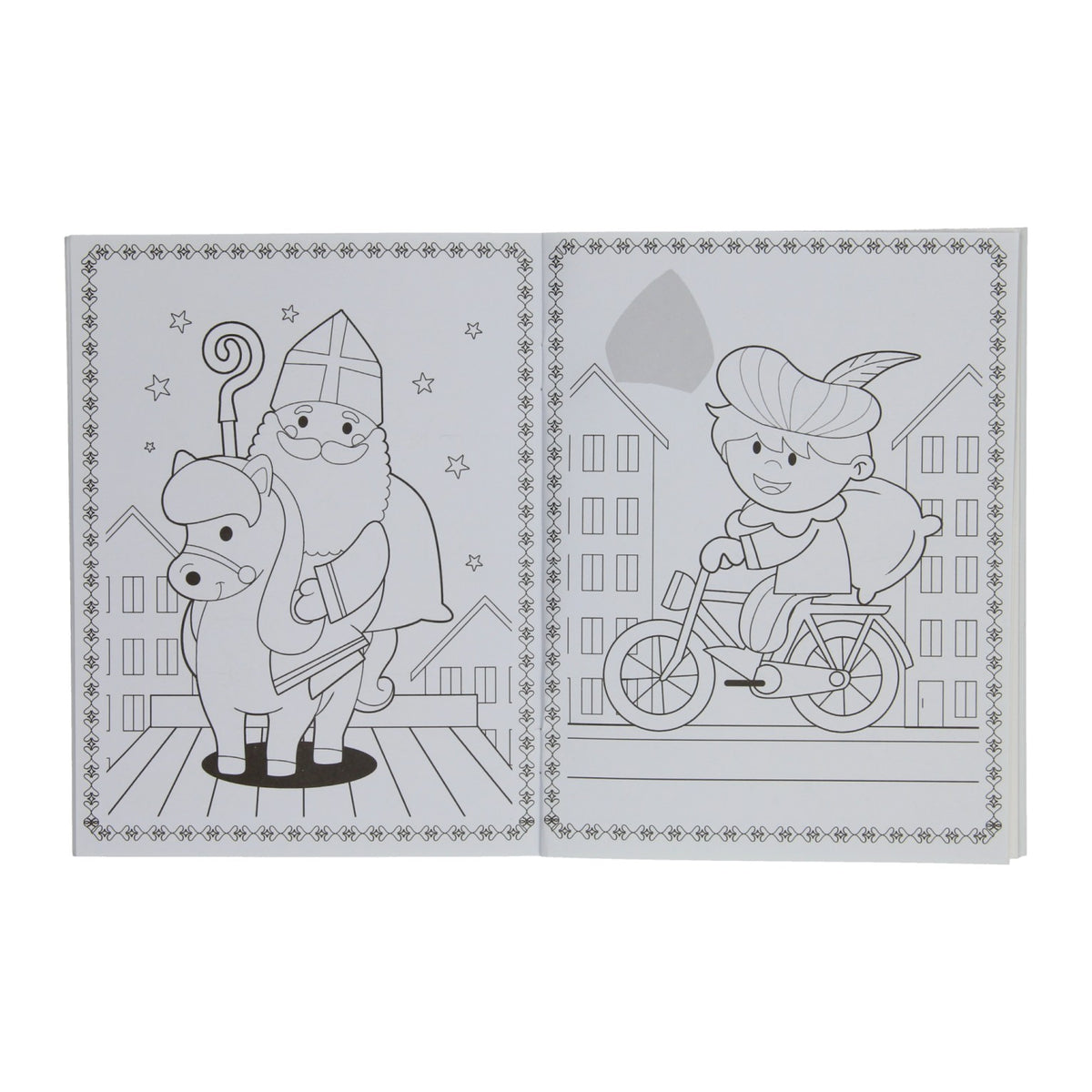 Boek specials nederland bv sinterklaas kleurboek met stickers