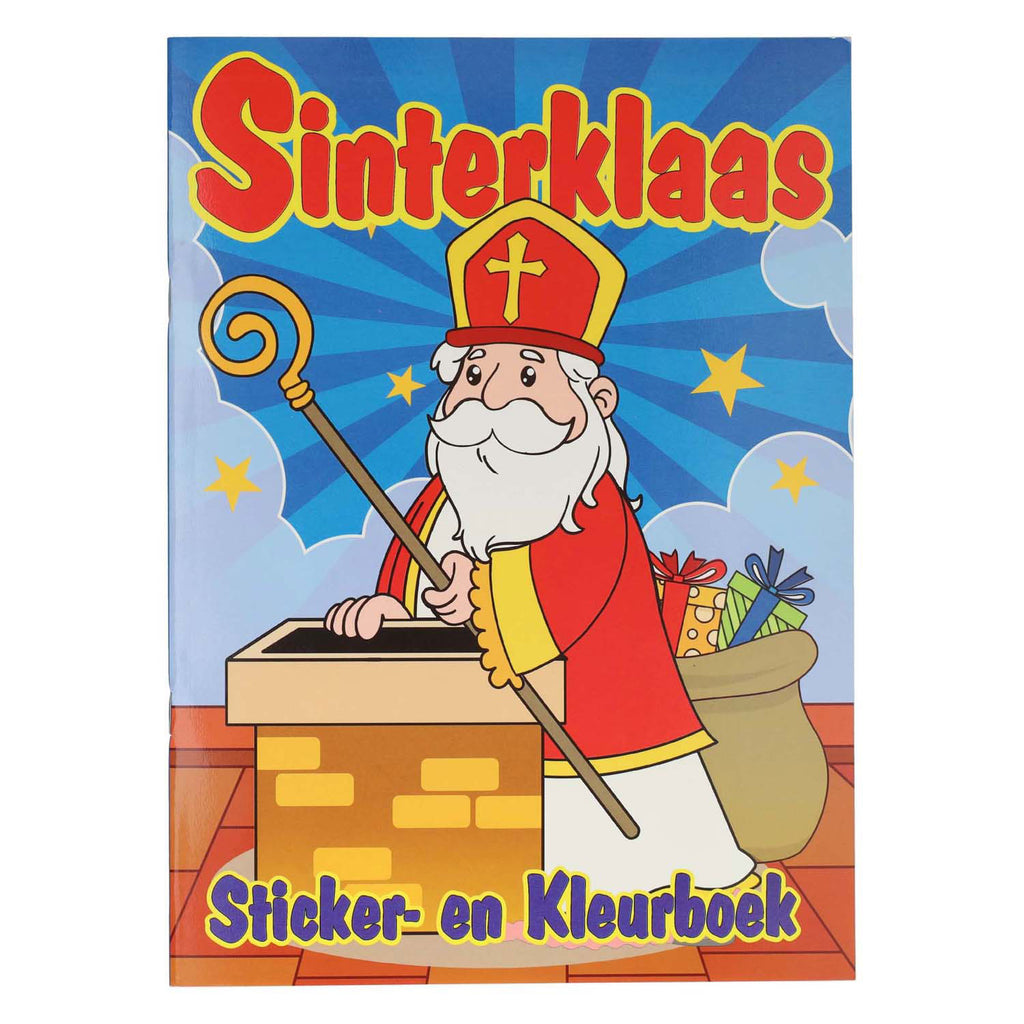 Boek specials nederland bv sinterklaas sticker- en kleurboek