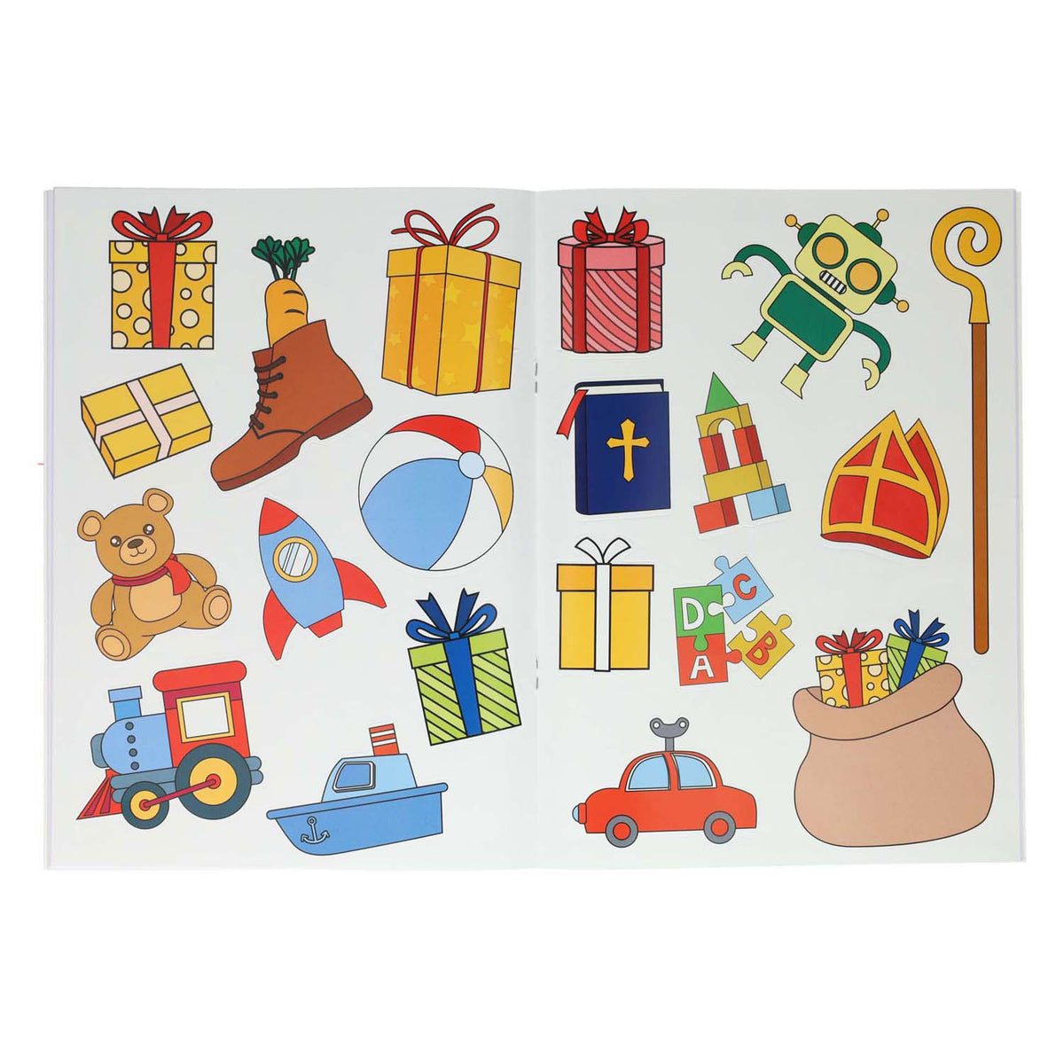 Boek specials nederland bv sinterklaas sticker- en kleurboek