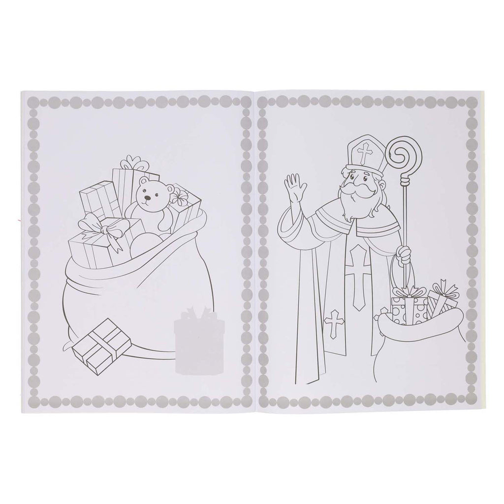 Boek specials nederland bv sinterklaas sticker- en kleurboek
