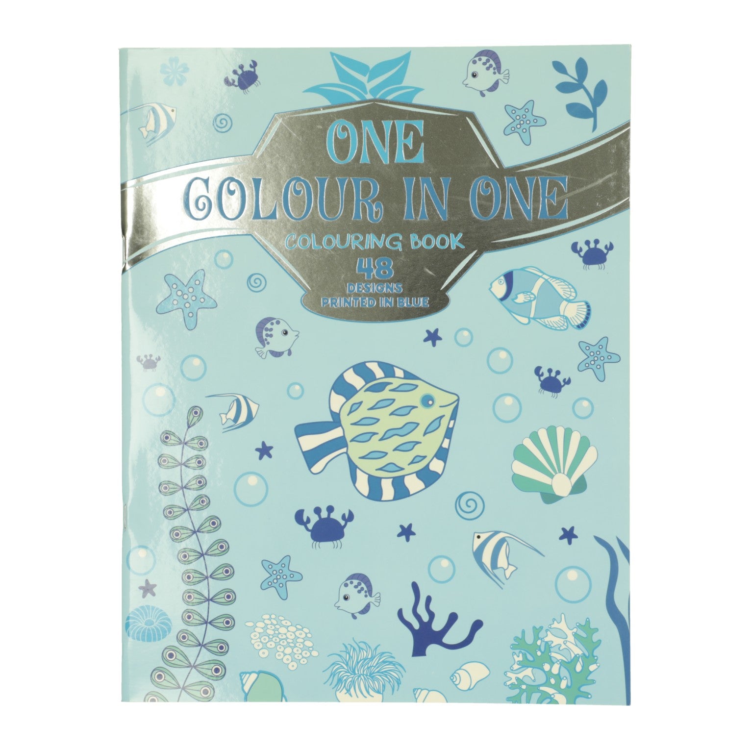 Wins Holland Eins in einem Malbuch blau