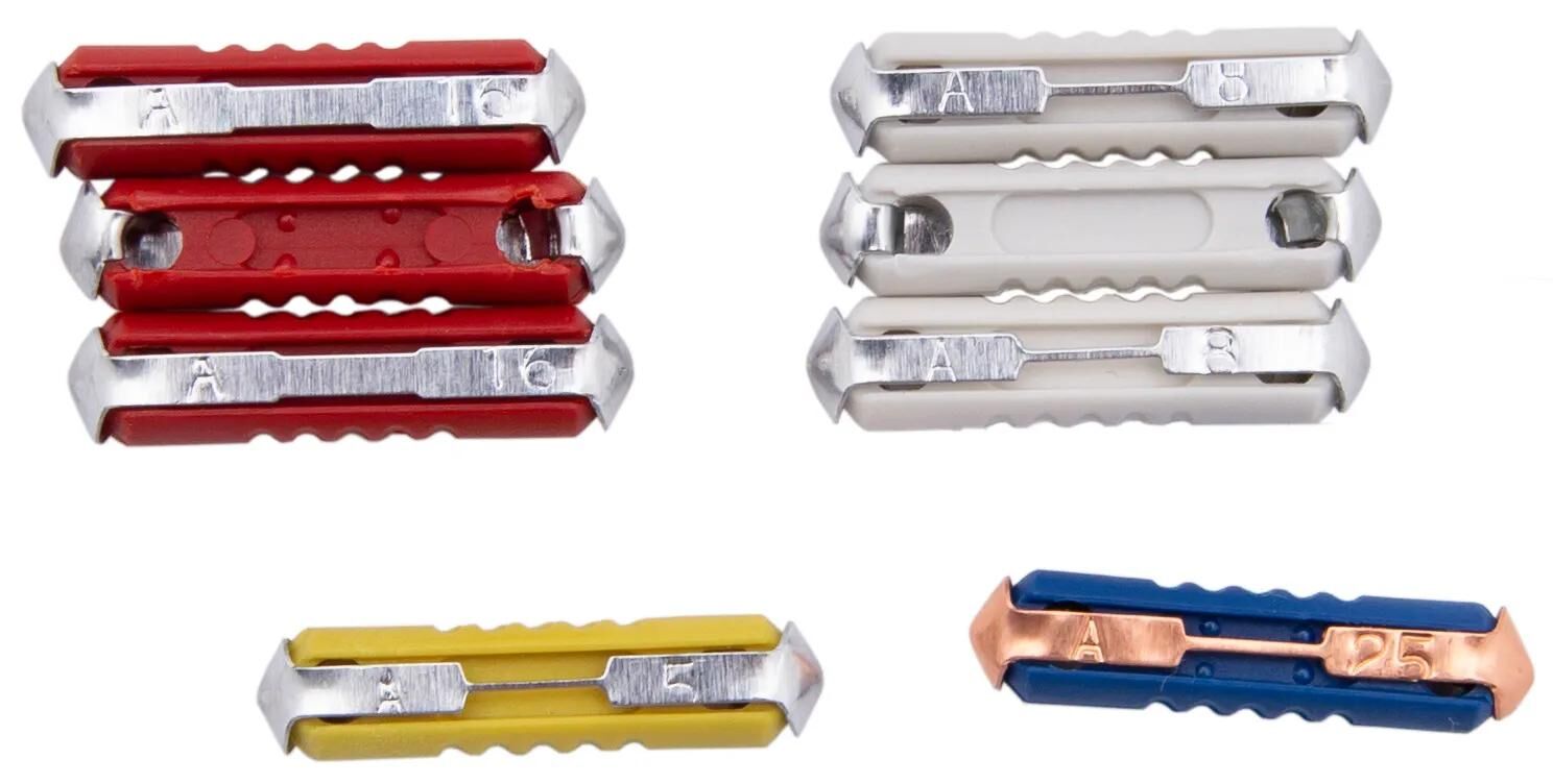 Dresselhaus sicherungssortiment sb-mix 5 torpedo fuse sb-mix 6x25mm 5,8,16 and 25a