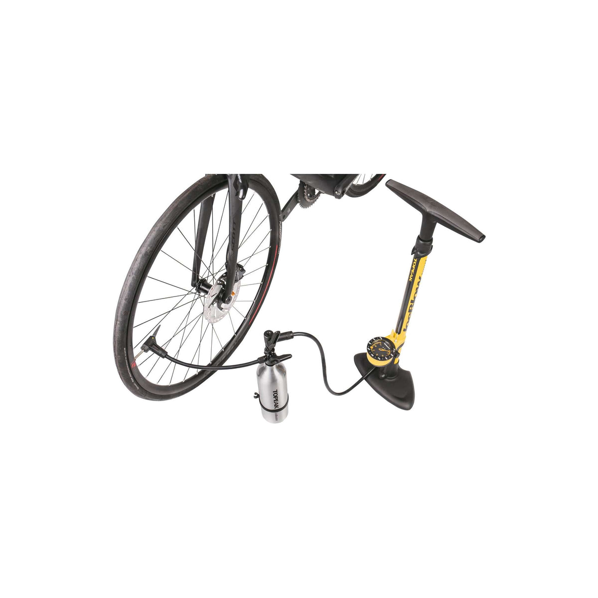 Topeak vloerpomp TubiBooster X