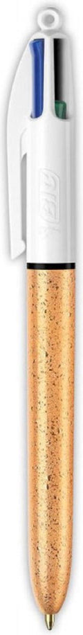 Bic 4-kleuren balpen frozen gold medium