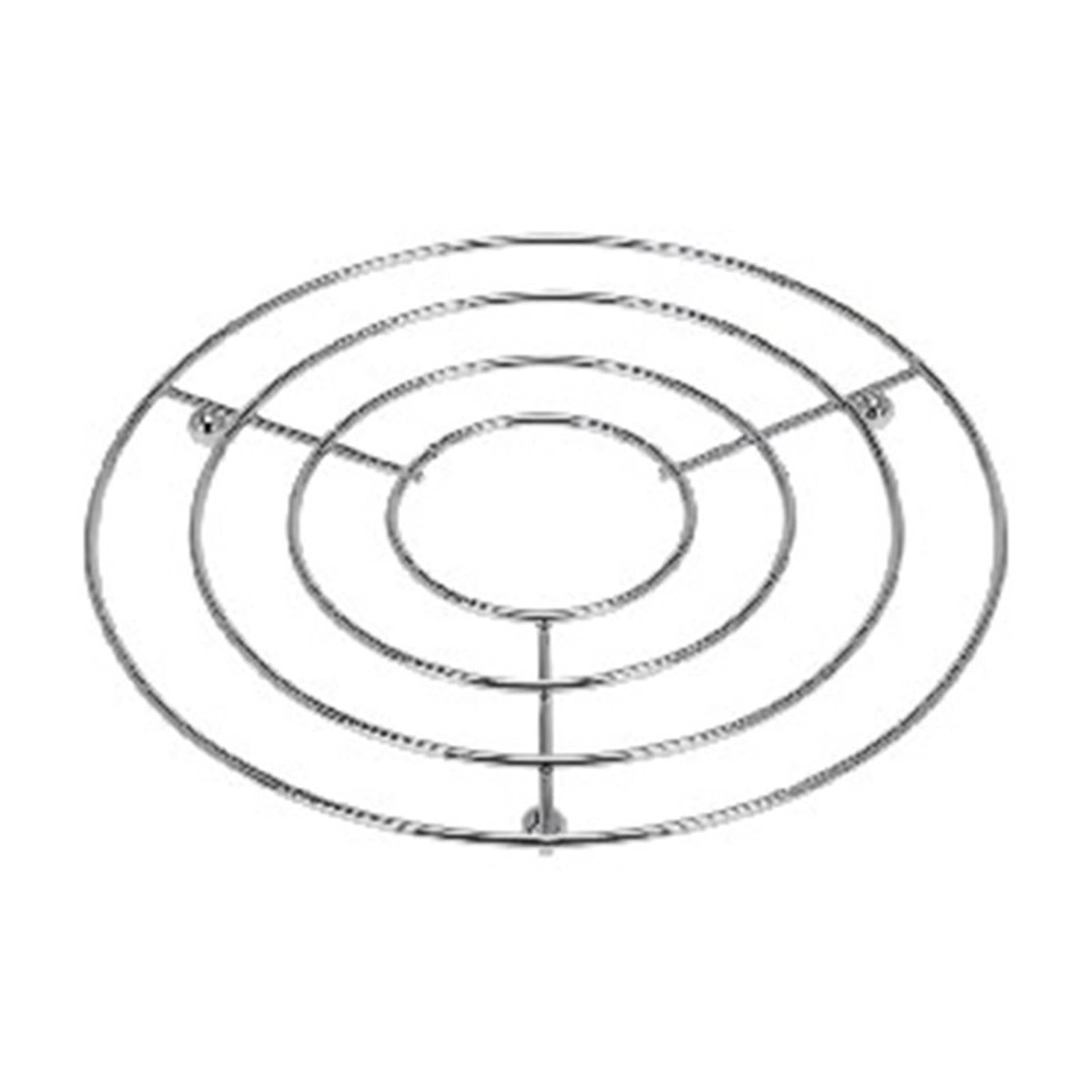 Excellent houseware onderzetter chroom 20cm