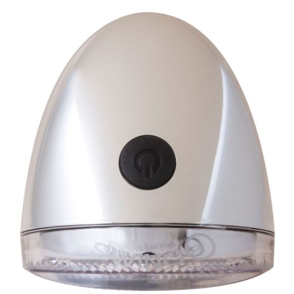 Spanninga Swingo XDO LED-Scheinwerfer mit Reflektor und Dynamoanschluss – Chrom