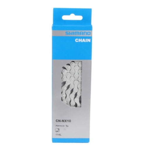 Shimano Nexus NX10 Kette, 1-fach, rostfrei, 1,2 x 1,8 - 114 Glieder
