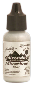 Ranger ink ranger • tim holtz adirondack alcohol ink mixatives silver 15ml