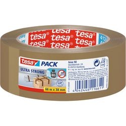 Verpakkingtape tesa bruin pvc