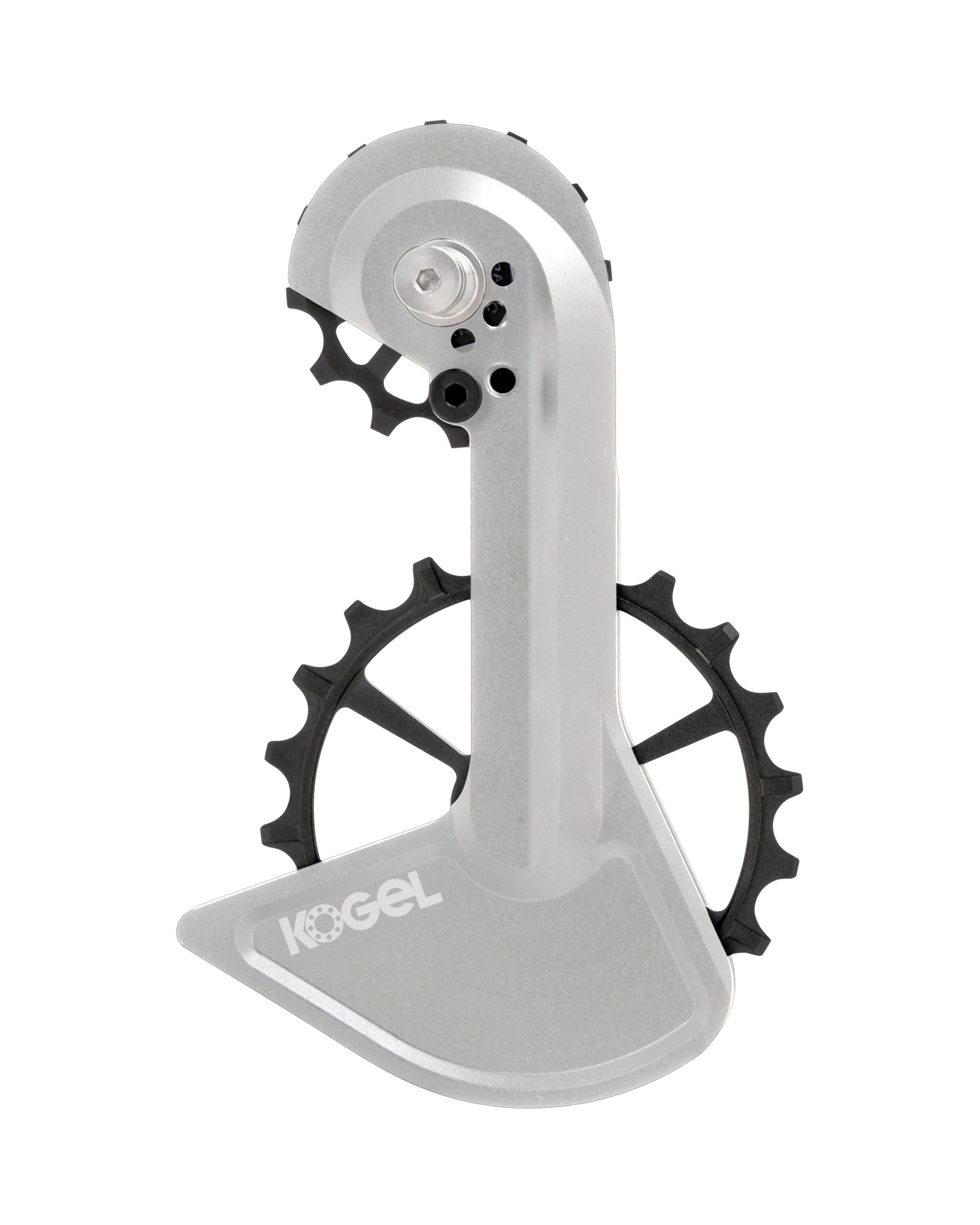 Shimano kogel derauilleurkooi oversized kolossos speed grx 2x road grijs (raw)