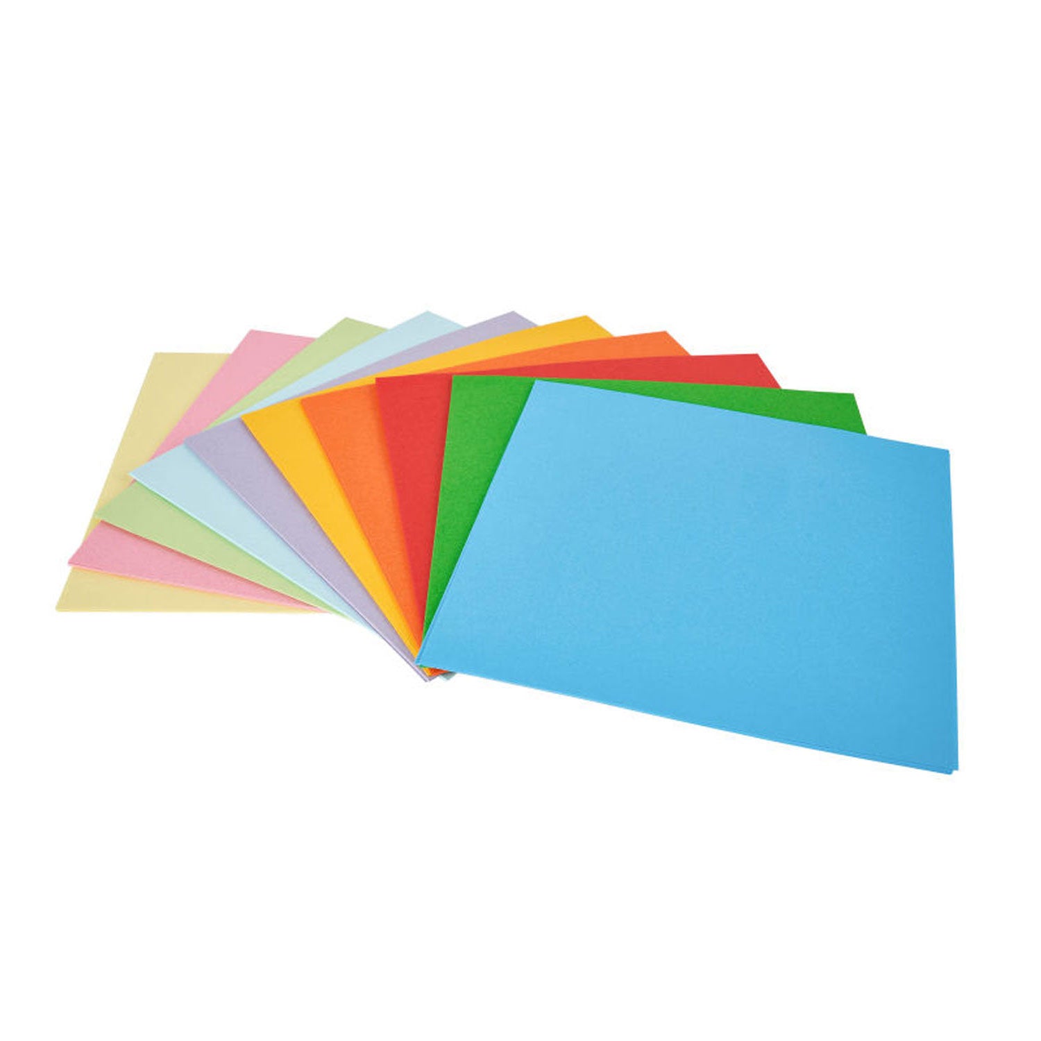 Creative craft group gekleurde vouwblaadjes, 15x15cm, 120st.