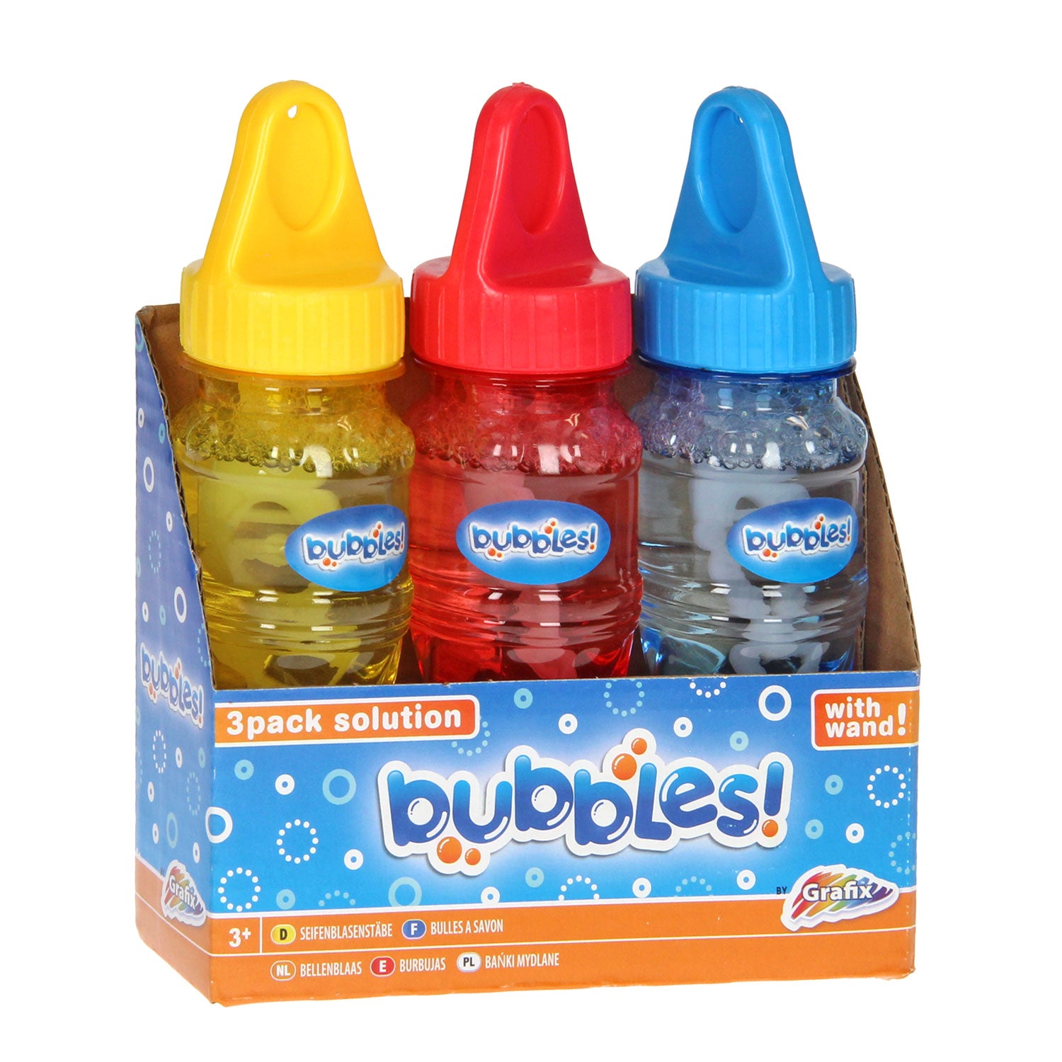 Toi-toys grafix bellenblaasset 3 flesjes 118ml