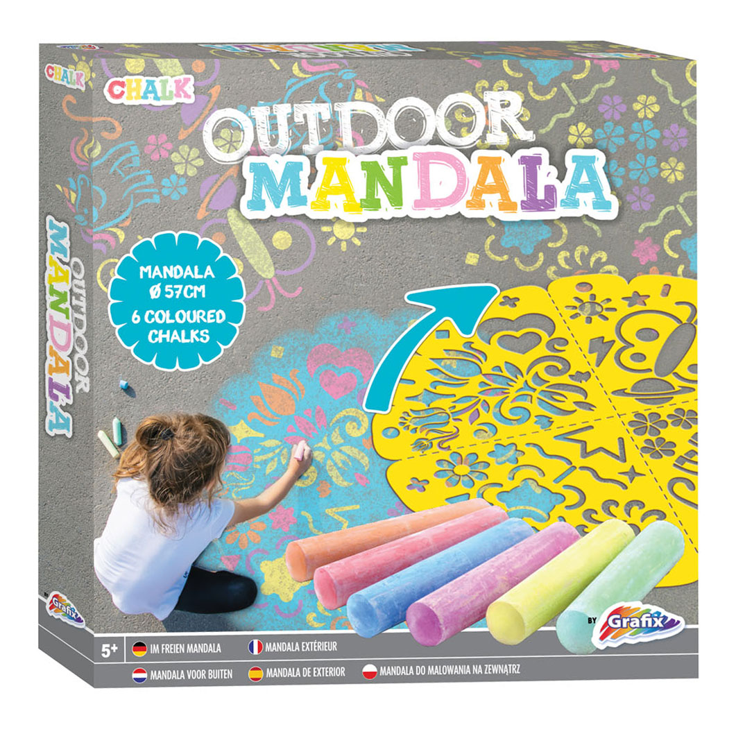 Creative Craft Group Kreide-Mandala-Set – 7-teilig