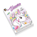 Kreative Handwerksgruppe Glitzerfarbe und Aufkleberbuch - Einhorn