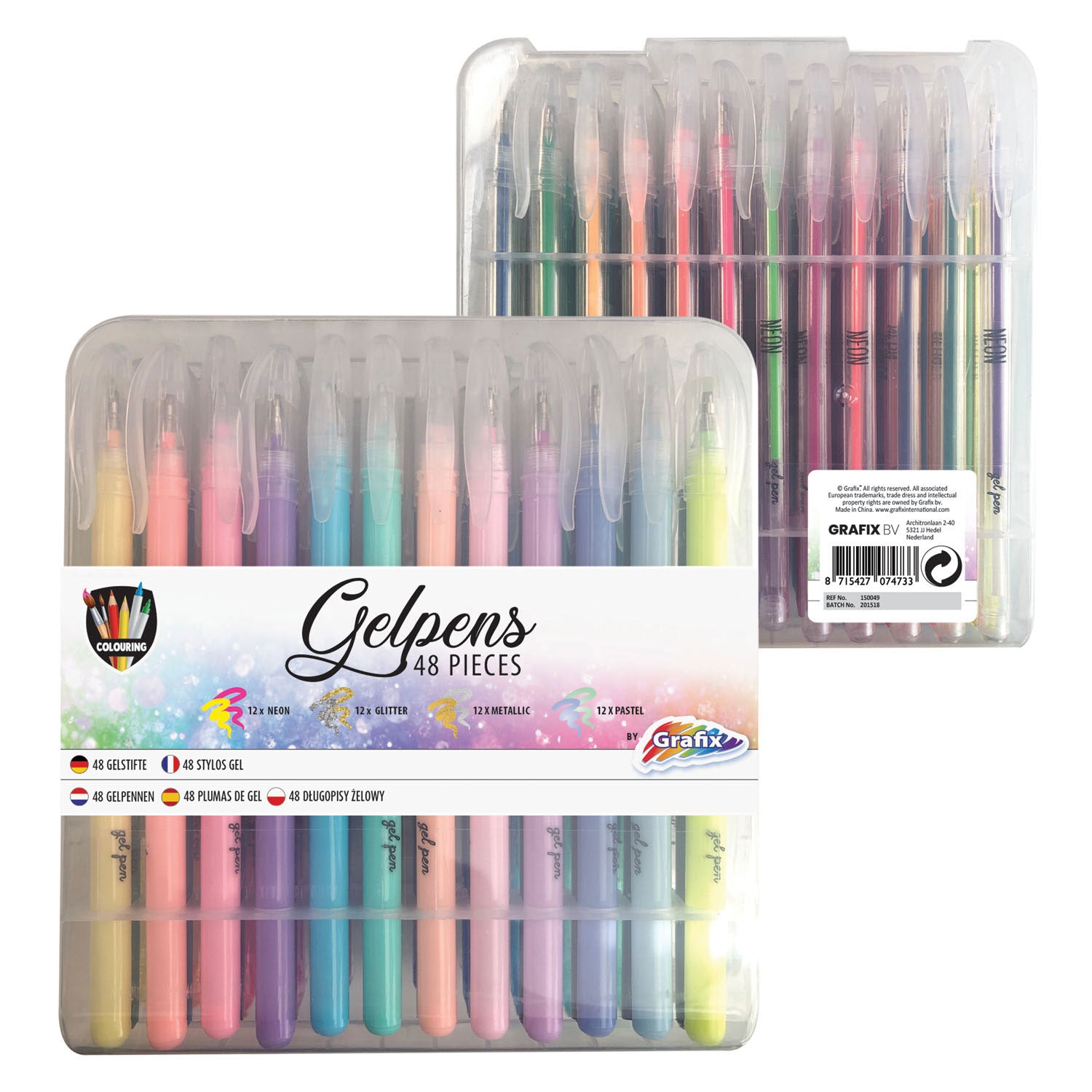 Creative Craft Group Gelstift-Set, 48-teilig.