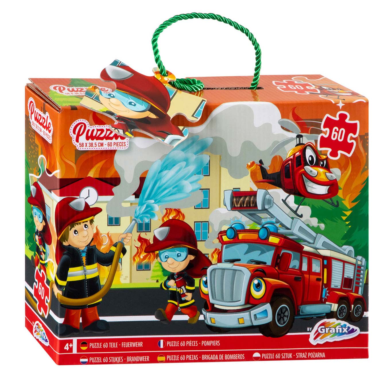 Puzzel brandweer 60 stukjes