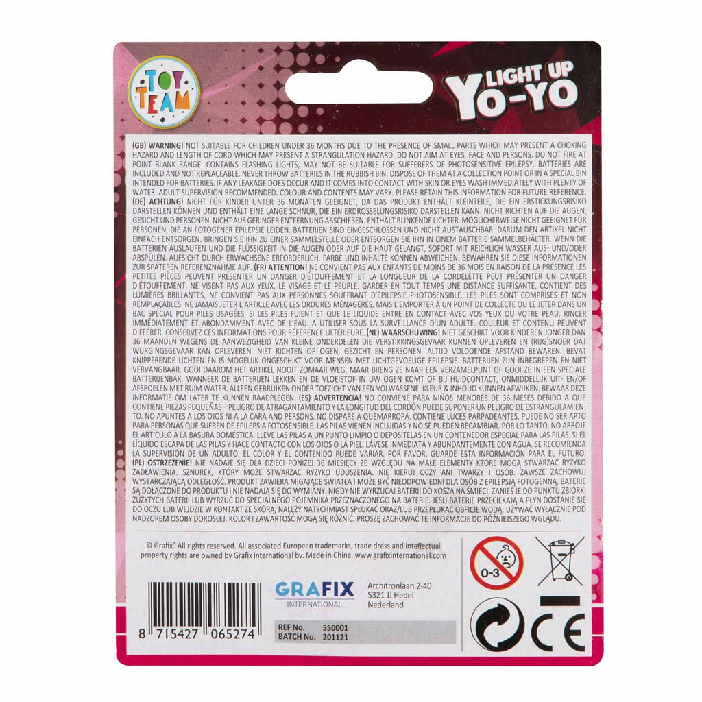 Creative Craft Group Jo-Jo mit Licht – rosa