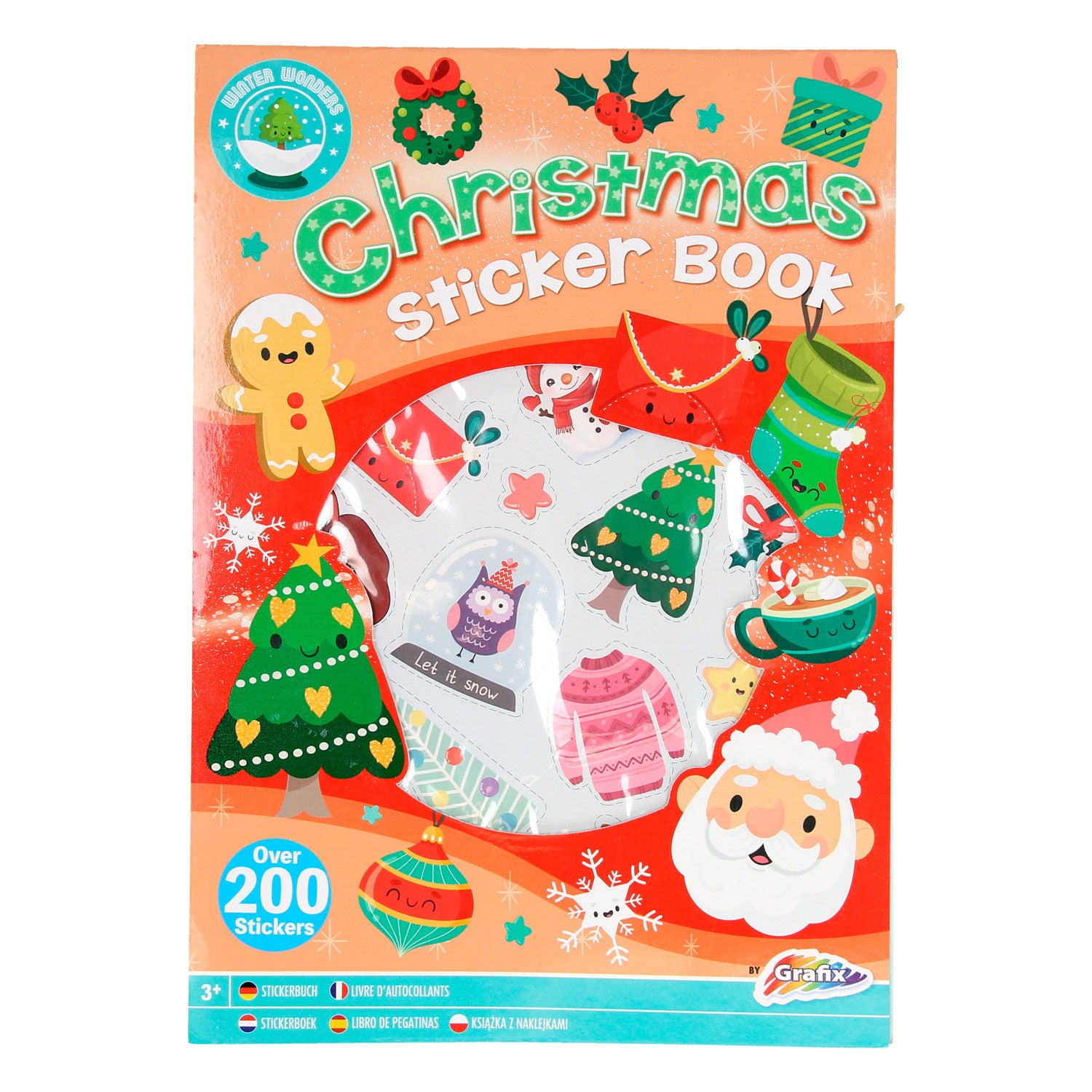 Grafix stickerboek a4