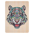 Creative craft group unieke houten puzzel tijger, 130st.