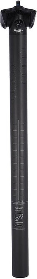 Xlc sp-o04 zadelpen - raceby - 27.2x350mm - carbon - zwart