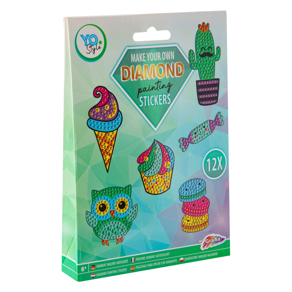 Creative Craft Group Machen Sie Ihren eigenen Diamantmaler-Aufkleber, 12 Stück.