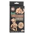 2-in-1 Holzbausatz 3D-Puzzle – Delfin und Affe
