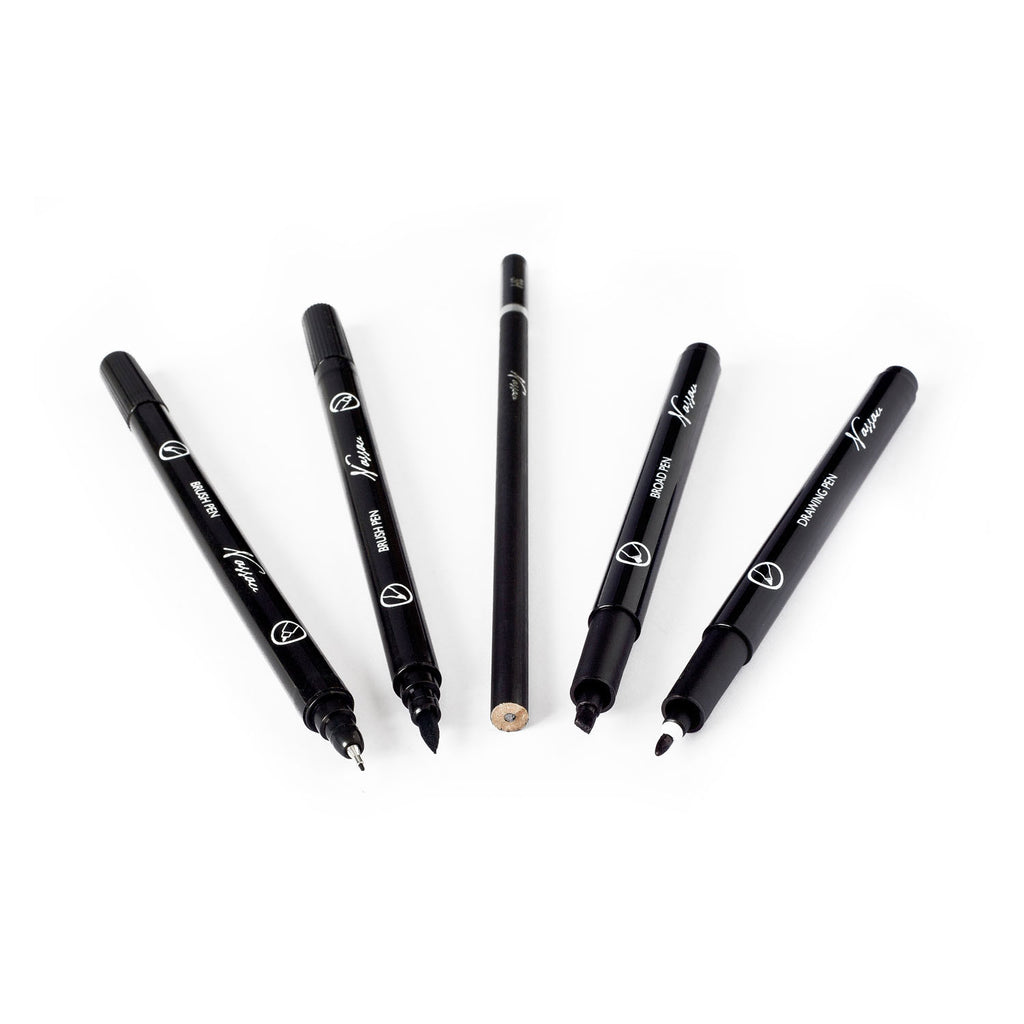 Creative Craft Group Nassau Handlettering-Set, 5-teilig.