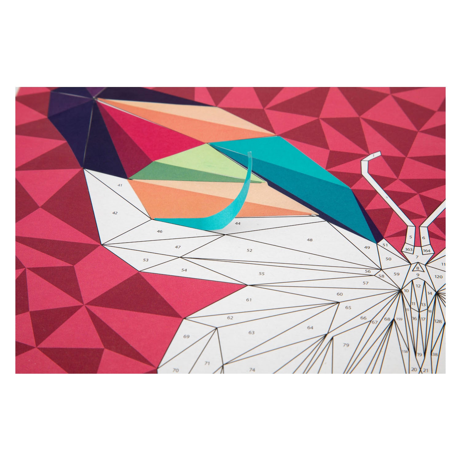 Grafix Sticker nach Nummer - Schmetterling