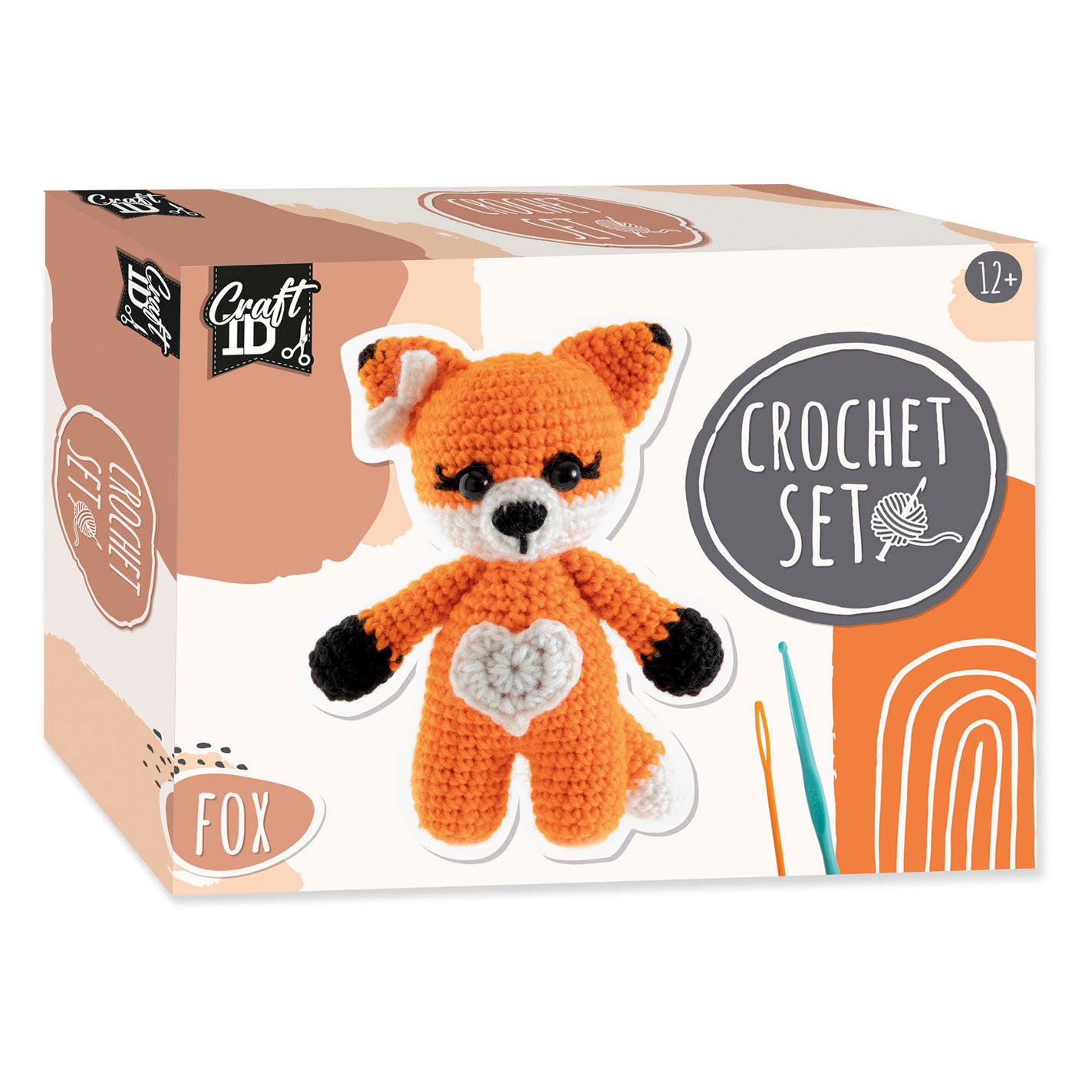 Craft ID Häkelset Fuchs - inkl. Nadel und Faden