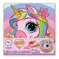 Bastelsatz Diamond Painting Leinwand - Einhorn