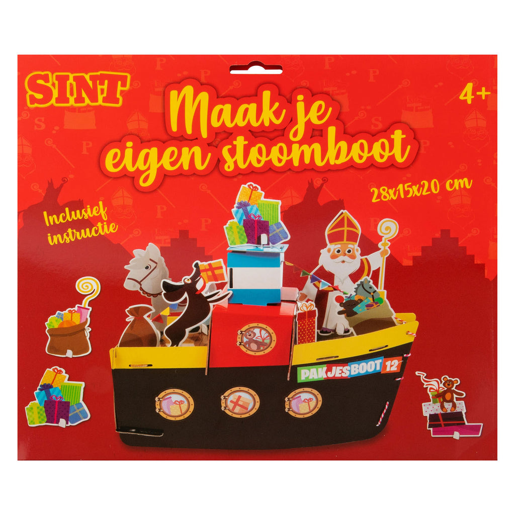 Grafix Sinterklaas Bastelset – Baue dein eigenes Dampfschiff