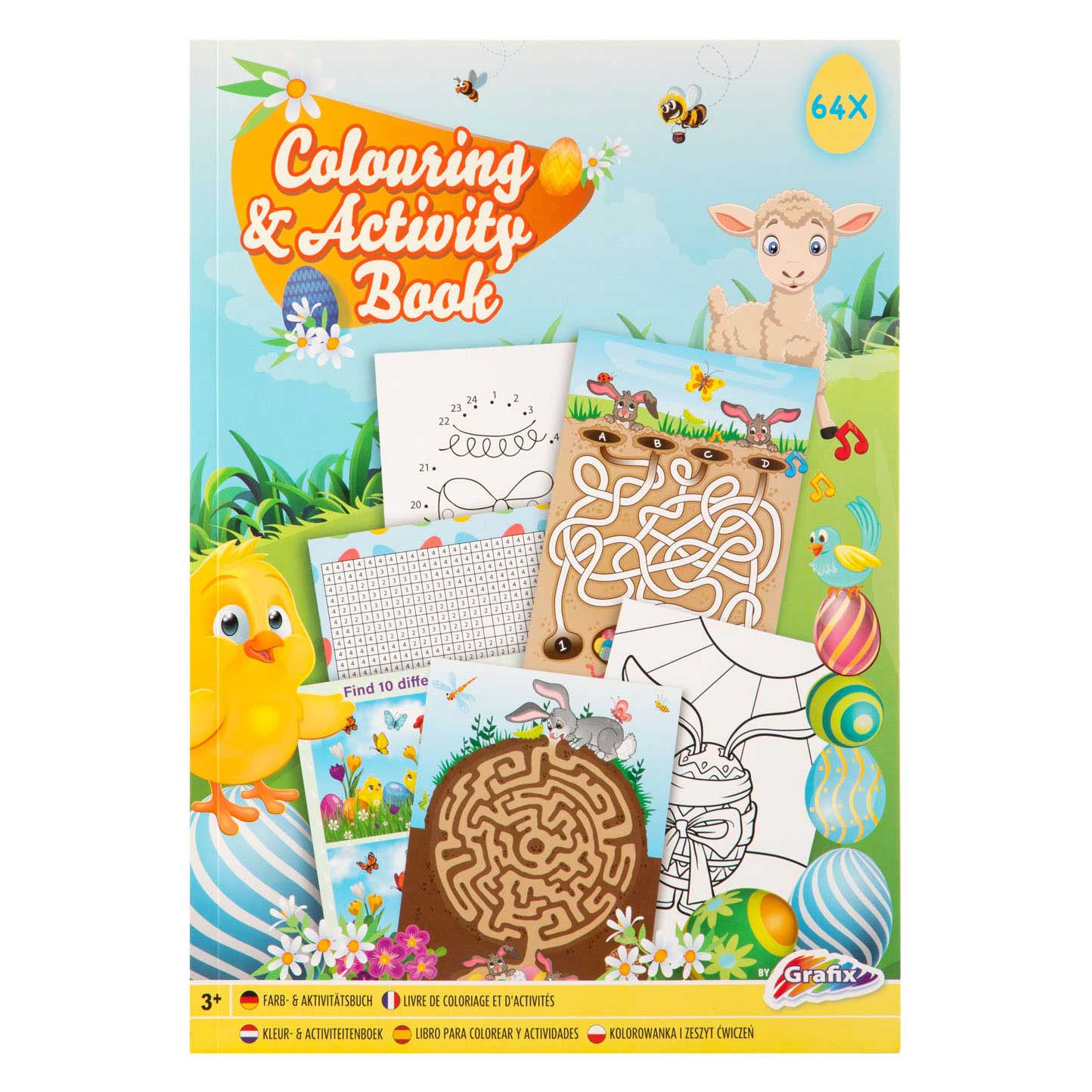 Grafix pasen kleur- en activiteitenboek