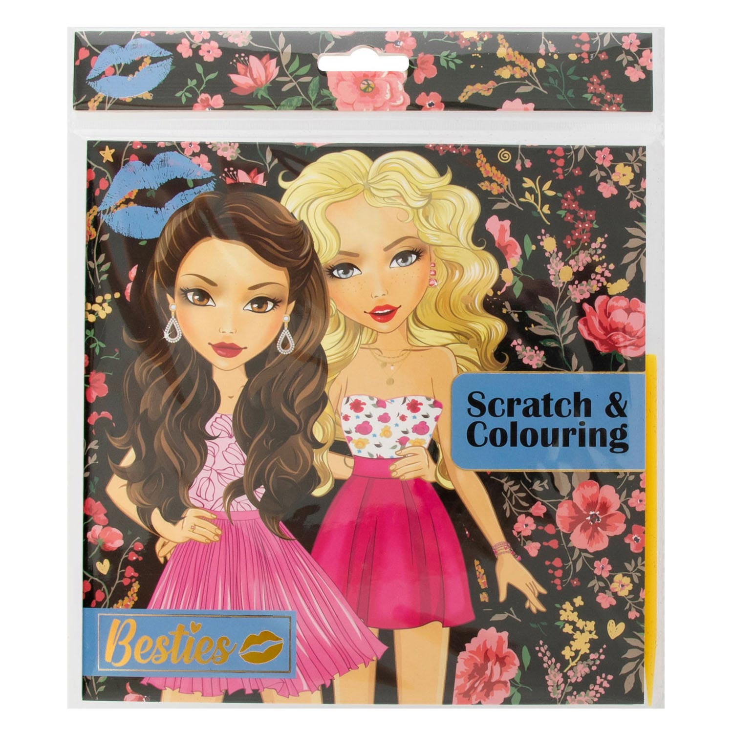 Besties Scratch Malbuch