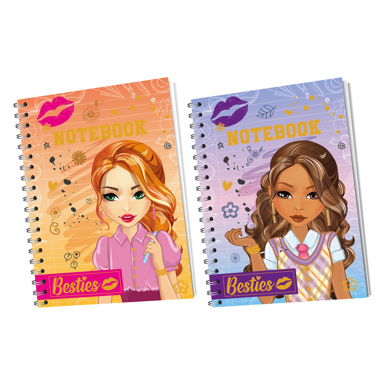Grafix besties notitieboekje a6 60 pagina's